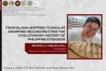 Thumbnail for the post titled: NIGS Lecture Series August 5, 2026: Meyrick U. Tablizo